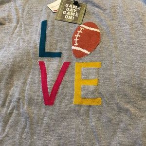 Rachel Zoe Love Football Sweater